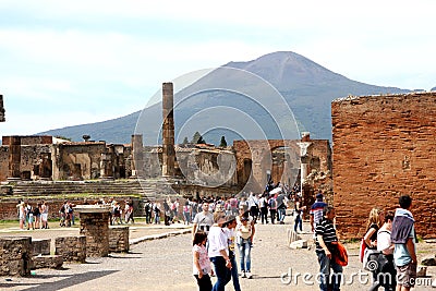 Pompeii ancient Roman city Italy Editorial Stock Photo