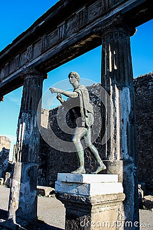 Pompeii in italy a journey through time Editorial Stock Photo