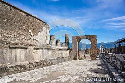 Pompeii Editorial Stock Photo
