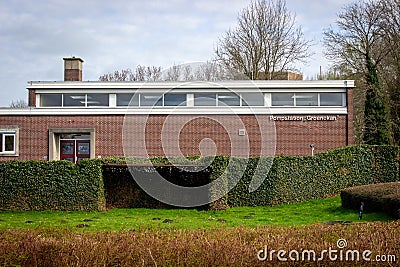 Pompstation Groenekan Editorial Stock Photo