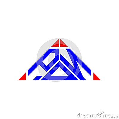 PON letter logo creative design with vector graphic, PON Vector Illustration