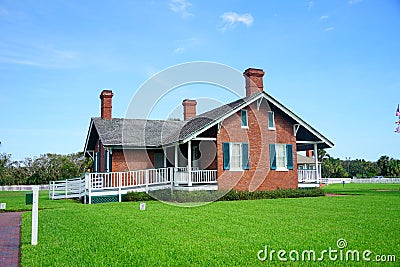 Ponce de Leon lighthouse maintenance room Stock Photo