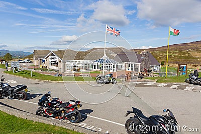 Ponderosa Cafe Horseshoe Pass in North Wales Editorial Stock Photo