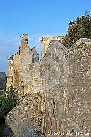 Pons Castle, France Stock Photo