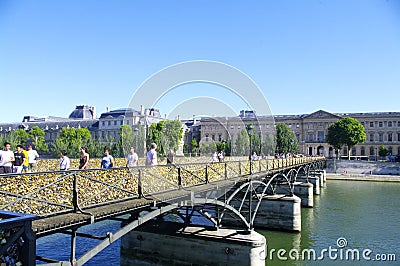 Pont des Arts Stock Photo