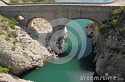 Pont du diable, Herault Stock Photo