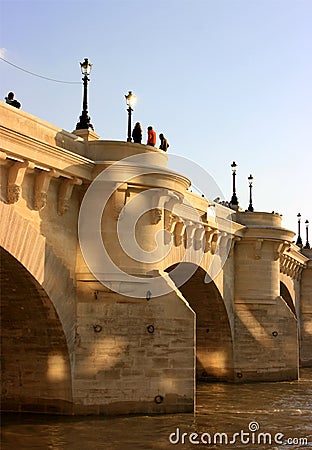 The Pont Neuf bridge Editorial Stock Photo