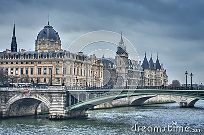 Pont Notre-Dame Stock Photo