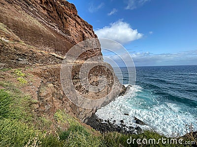 Ponta de Sao Jorge, Madeira island Stock Photo