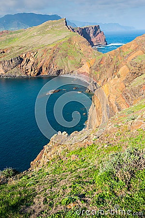 Ponta de Sao Lourenco, the easternmost part of Madeira Island Stock Photo