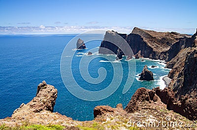 Ponta de Sao Lourenco, Madeira Stock Photo