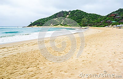 Ponta do Ouro beach in Mozambique Stock Photo