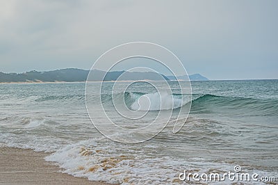 Ponta Do Ouro Beach - A Turqoise green and the best beach in Mozambique Stock Photo