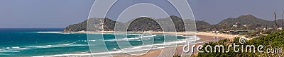 Ponta Do Ouro panoramic Stock Photo