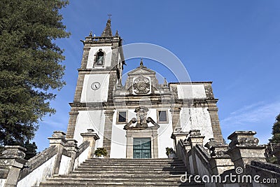 Ponte da Barca Parish Church Stock Photo