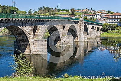 Ponte da Barca Portugal Stock Photo