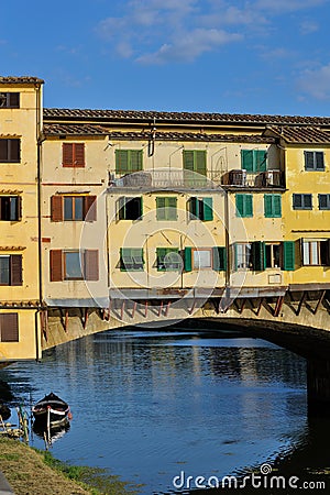 Ponte Vecchio bridge Stock Photo