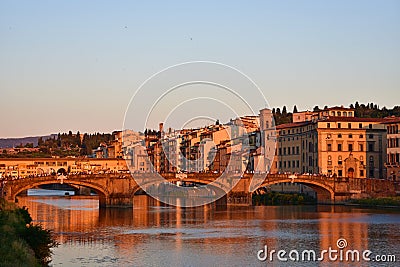 Ponte Vecchio in Florence Stock Photo