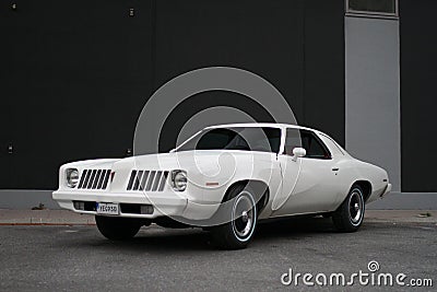 Pontiac Grand Am - 1975 - American car Editorial Stock Photo