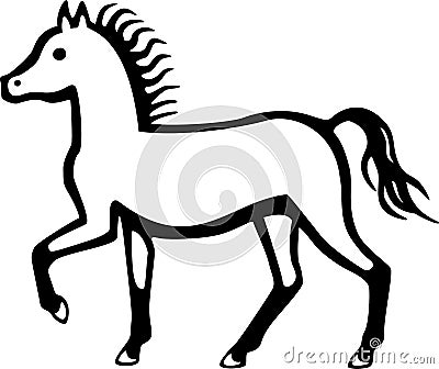 Pony Vector Illustration