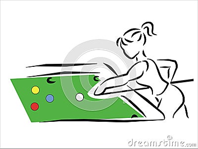 Pool Vector Illustration