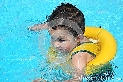 Pool Baby Stock Photo