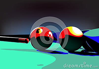 Pool background. Vector Illustration