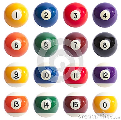 Pool Balls Stock Photo