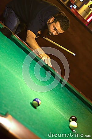 Pool Billiard Stock Photo