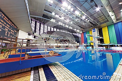 Pool of SC Olympic Editorial Stock Photo