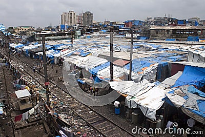 poor people living in slum Editorial Stock Photo