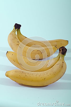 Pop art bananas Stock Photo