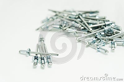 POP Open Type Rivet Stock Photo