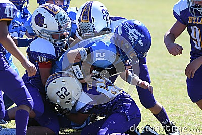 Pop Warner Football Editorial Stock Photo