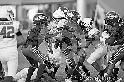 Pop Warner Youth Football Editorial Stock Photo