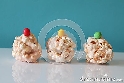 Popcorn balls Editorial Stock Photo