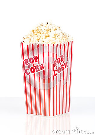 Popcorn box Stock Photo