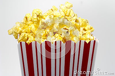Popcorn Bucket Stock Photo