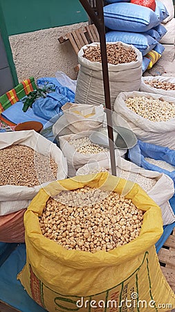 Popcorn pipoca milho peru Stock Photo