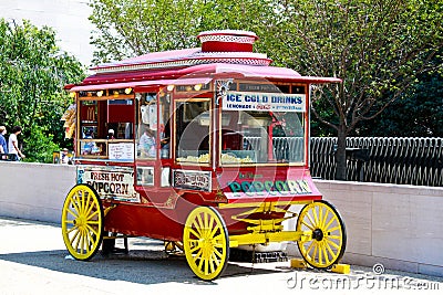 Vendor Cart Editorial Stock Photo