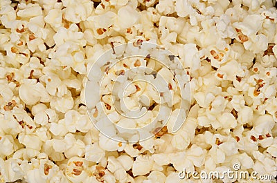 Popcorn texture Stock Photo