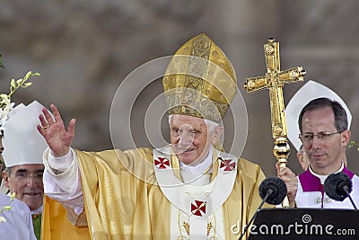 Pope Benedict XVI Editorial Stock Photo