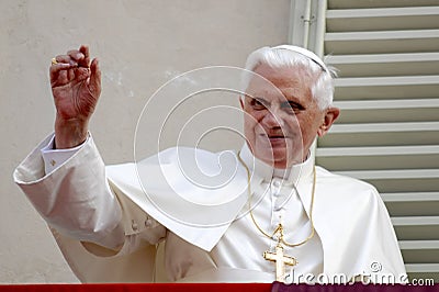 Pope Joseph Benedict XVI Editorial Stock Photo