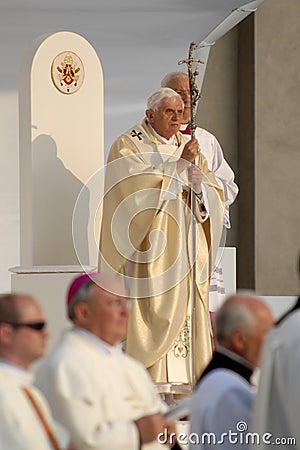 Pope Joseph Benedict XVI Editorial Stock Photo