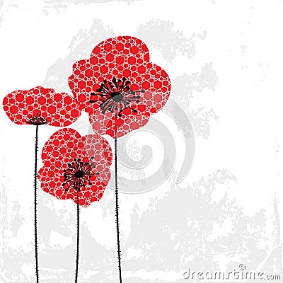 Poppy Cartoon Illustration