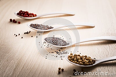 Poppy seeds Stock Photo