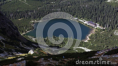 Popradske pleso , Vysoke Tatry , Slovakia Stock Photo