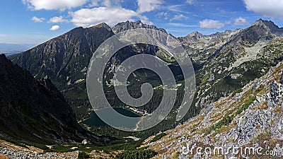 Popradske pleso , Vysoke Tatry , Slovakia Stock Photo