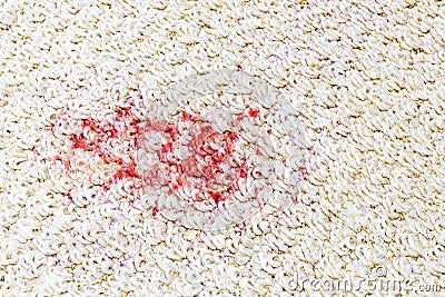 Carpet stain Stock Photo