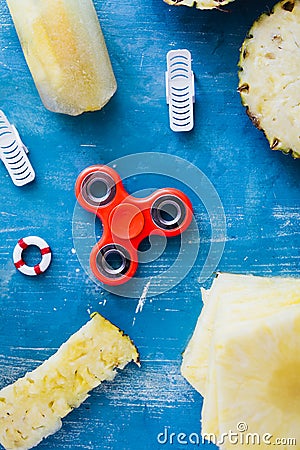 Popsicles homemade Stock Photo